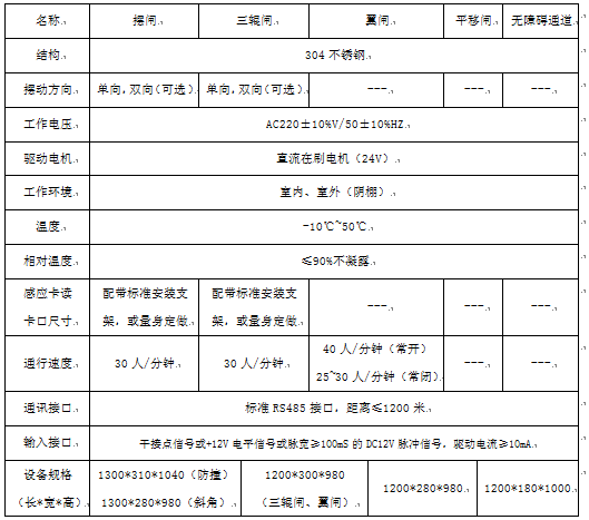 西安通道闸